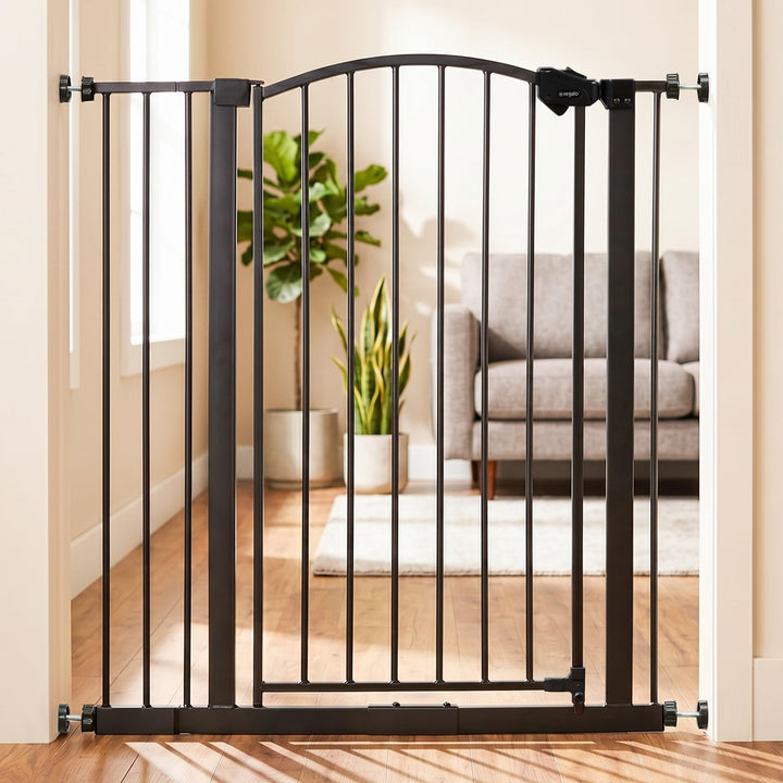 Regalo Arched Decore Easy Step Extra Tall Baby Gate, Extra Tall