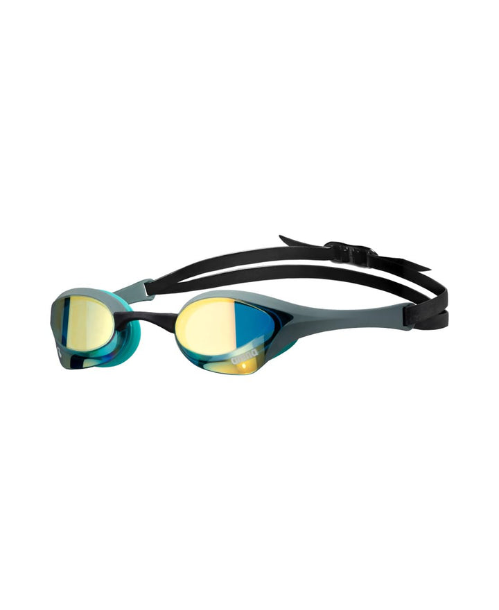ARENA Cobra Ultra Swipe Mirror Unisex Race Schwimmbrille für Erwachsene, Taucherbrille mit Gebogenen