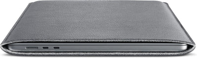 WOOLNUT Leder Sleeve Case Hülle Tasche für Air 15 Zoll - Grau Grau MacBook Air 15, Grau MacBook Air