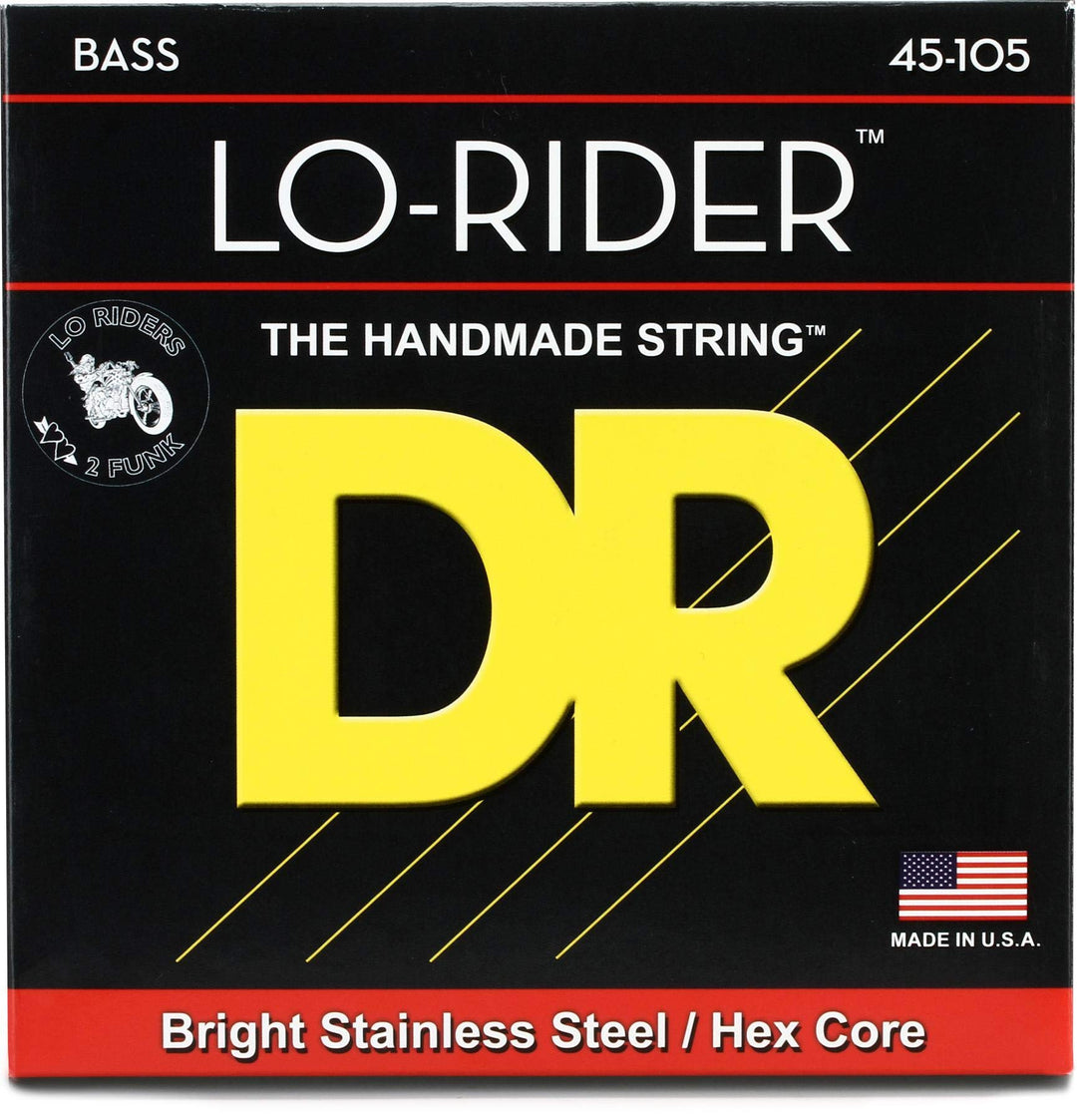 DR MH-45 STRINGS MH45 Saiten LO-RIDER™: Medium 45-105, LO-RIDER™: Medium 45-105