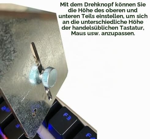 Physischer Click Auto Keyboard Clicker Mouse Jigglier, Höhenverstellbarer Computer Keyboard Clicker