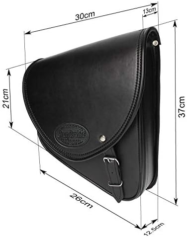 Craftride Satteltasche Indiana 10L für Triumph Bonneville Bobber schwarz rechts