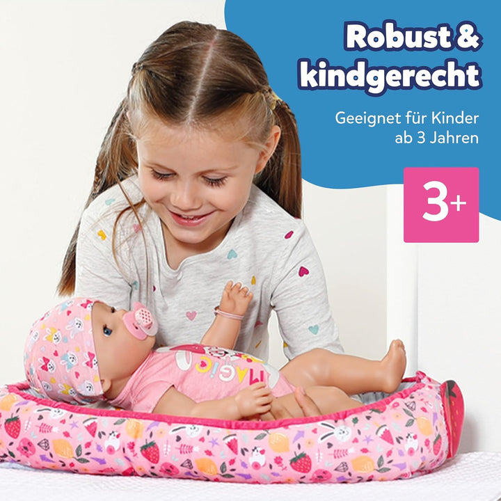 BABY born Baby Nest für 36 cm und 43 cm Puppen, 835821 Zapf Creation, Rosa