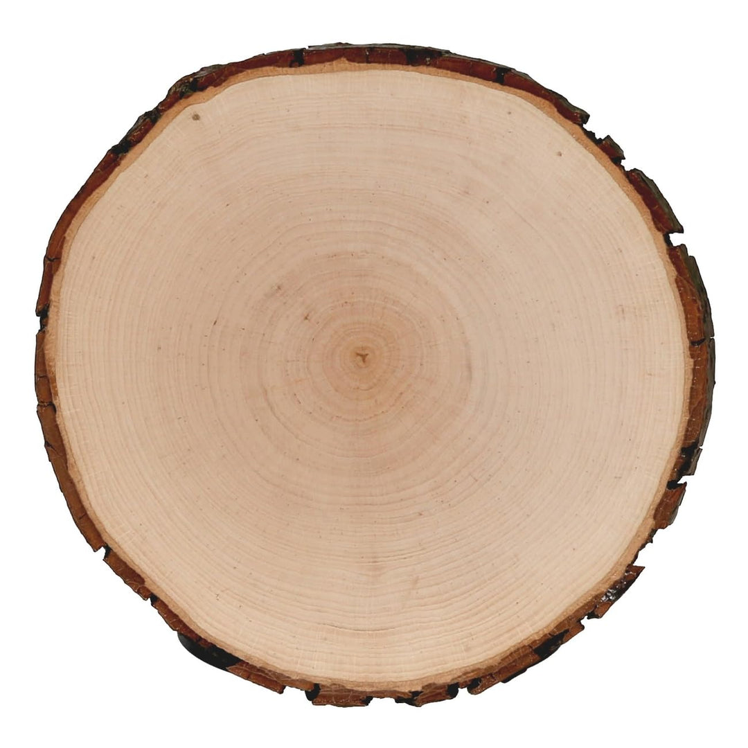 Rindenbrett Esche rund - Rindenscheibe Baumscheibe geschliffen Holzbrett, Brettgrösse:Ø ca. 38cm, Ø