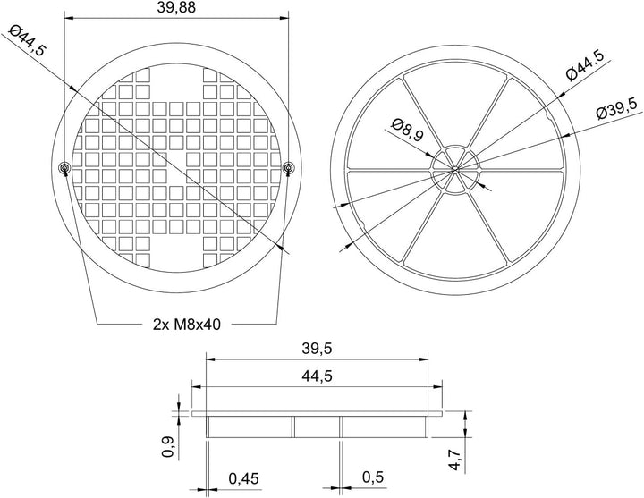 Sickerschacht Wellrohr DN315 DN400 KG Rohr Anschluss DN110 Kontrollschacht Deckel Drainage Fallrohr