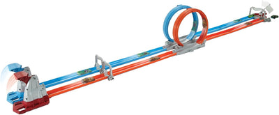 Hot Wheels GFH85 Action Doppel-Looping Track, Talla única