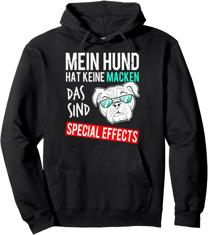 Englische Bulldogge Macken OEB Hund Lustige Sprüche Bully Pullover Hoodie
