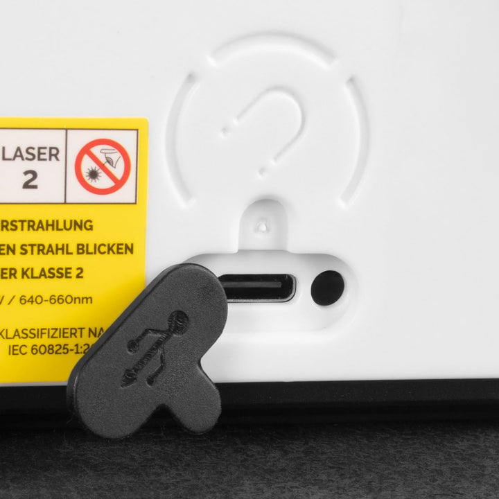 STAHLWERK Digitales Laser-Winkelmessgerät DAG-360 ST – Digitaler Winkelmesser und Level-Box, Wasserw