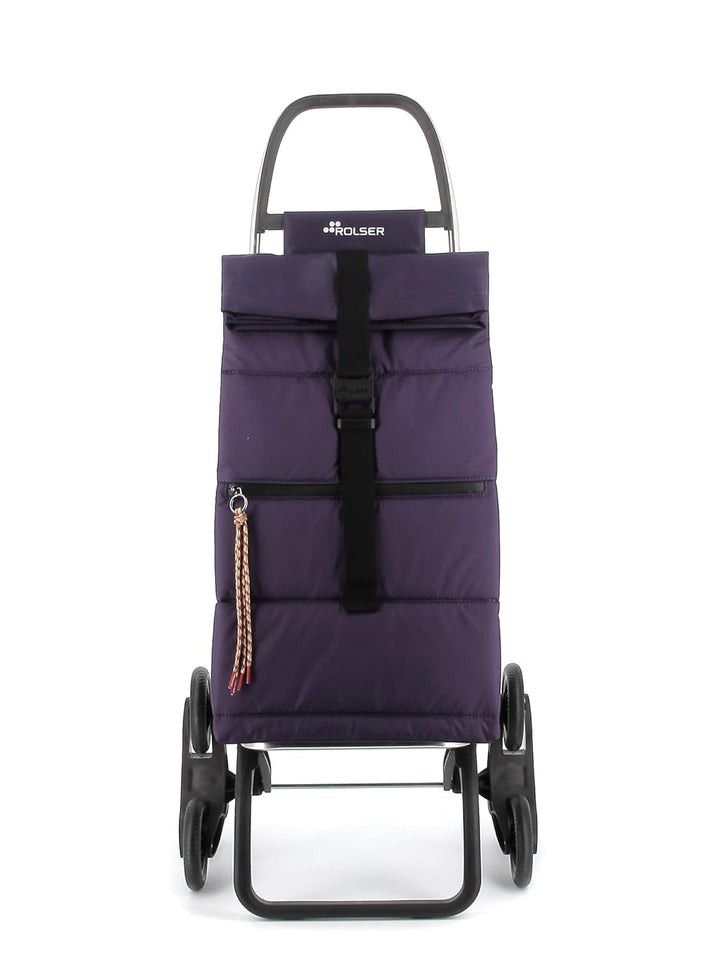 Einkaufstrolley Rolser Big Polar 6 Räder Treppensteiger - Violett 6 Räder Treppensteiger Violett, 6