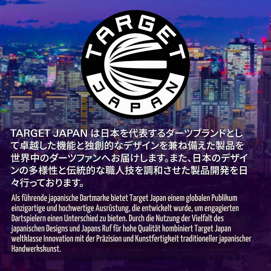 Target Japan Milli Dart Case | Lederhalter für Steel- &amp; Softdarts | Platz für 1 komplett montierten