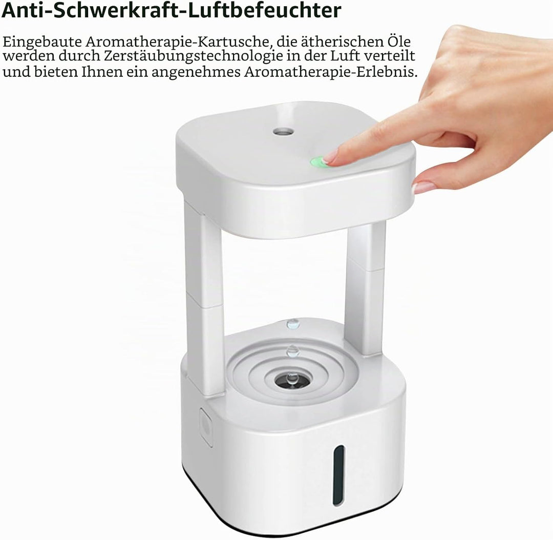 Tonysa 580 Ml Anti-Schwerkraft-Wassertropfen-Luftbefeuchter, Kühlnebel-Luftbefeuchter mit LED-Leucht