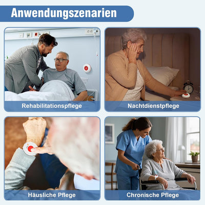 ChunHee Notrufknopf für Senioren/Notrufarmband für Senioren/Alarm für Senioren 45M Empfangsreichweit