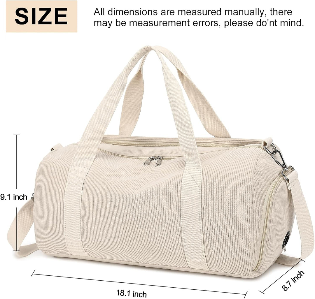 LOIDOU Sporttasche Reisetasche Damen Fitnesstasche mit grossem Schuhfach Nassfach Sport Travel Bag T