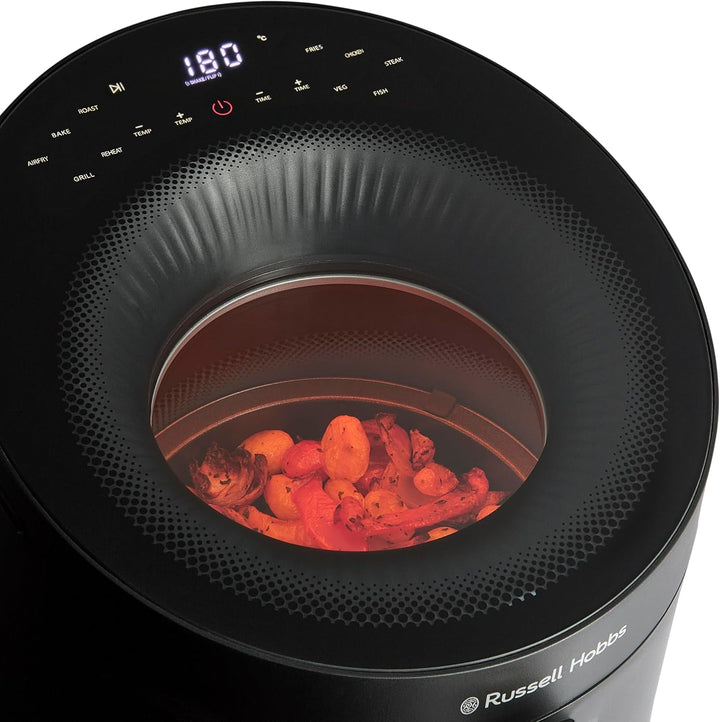Russell Hobbs Heissluftfritteuse 5L [10 Programme|mit Sichtfenster] AirFryer (Fritteuse ohne Öl, Fri