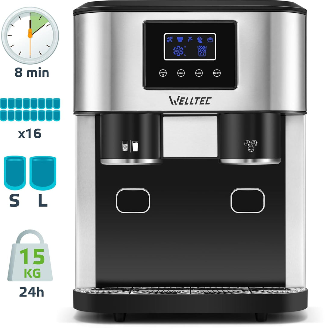 Welltec ICE15 Pro Eiswürfelmaschine