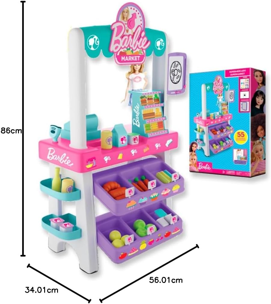 TOYSHOCK Barbie Supermarkt W/55 Zubehör