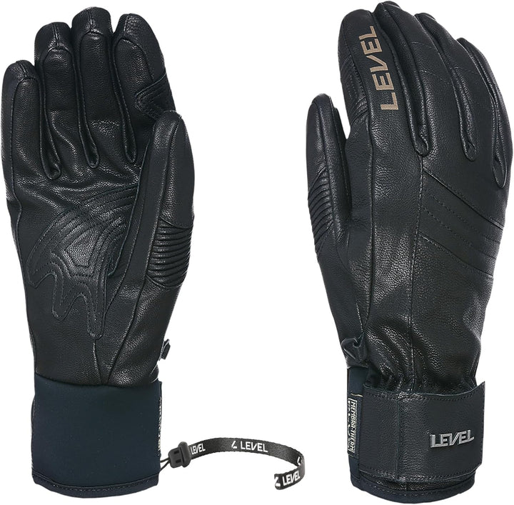 Level Herren Handschuhe Rexford, Black, M/L