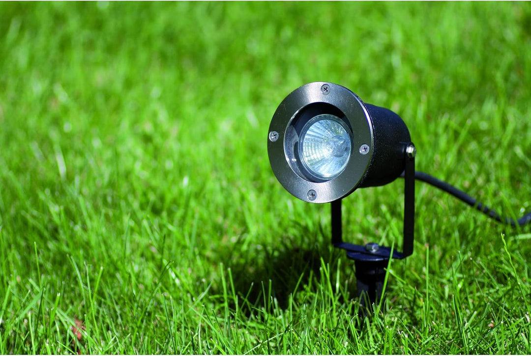 Hochvolt Gartenleuchte Erdspiess IP65 Strahler