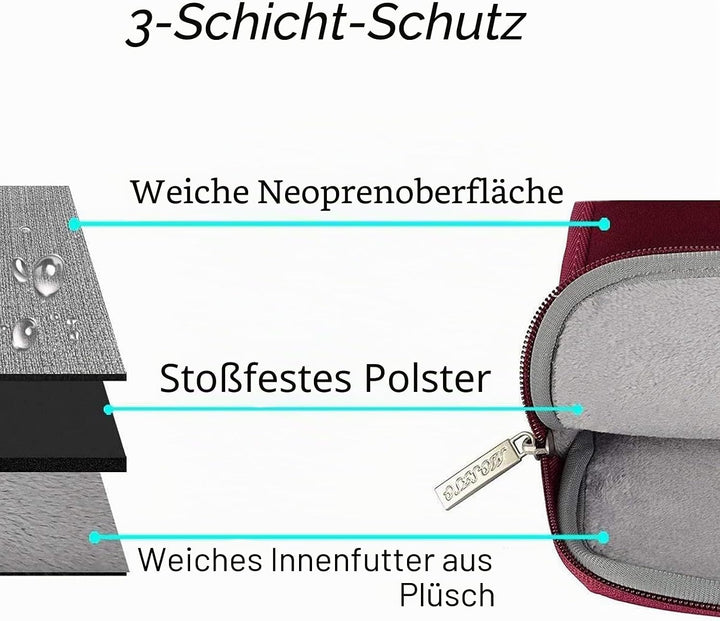 MOSISO Laptop Hülle Tasche Kompatibel mit MacBook Air 15 Zoll M3 A3114 M2 A2941 2023 2024/Pro 15,15