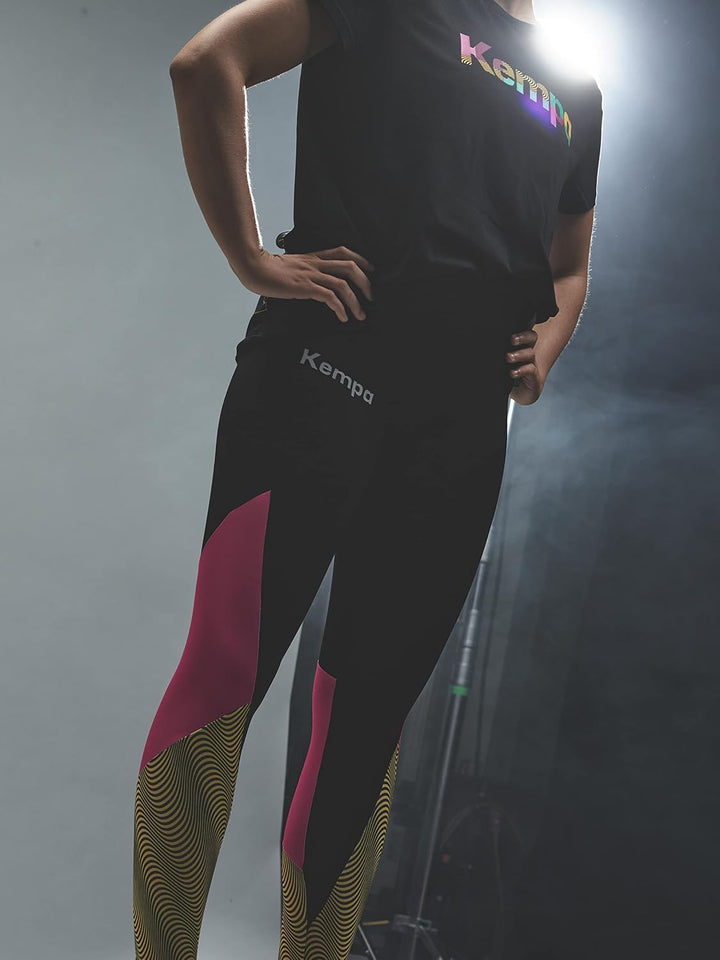 Kempa Damen High-Waist Tights Women BACK2COLOUR Sport-Leggings Handball Yoga Freizeit für Damen in 7