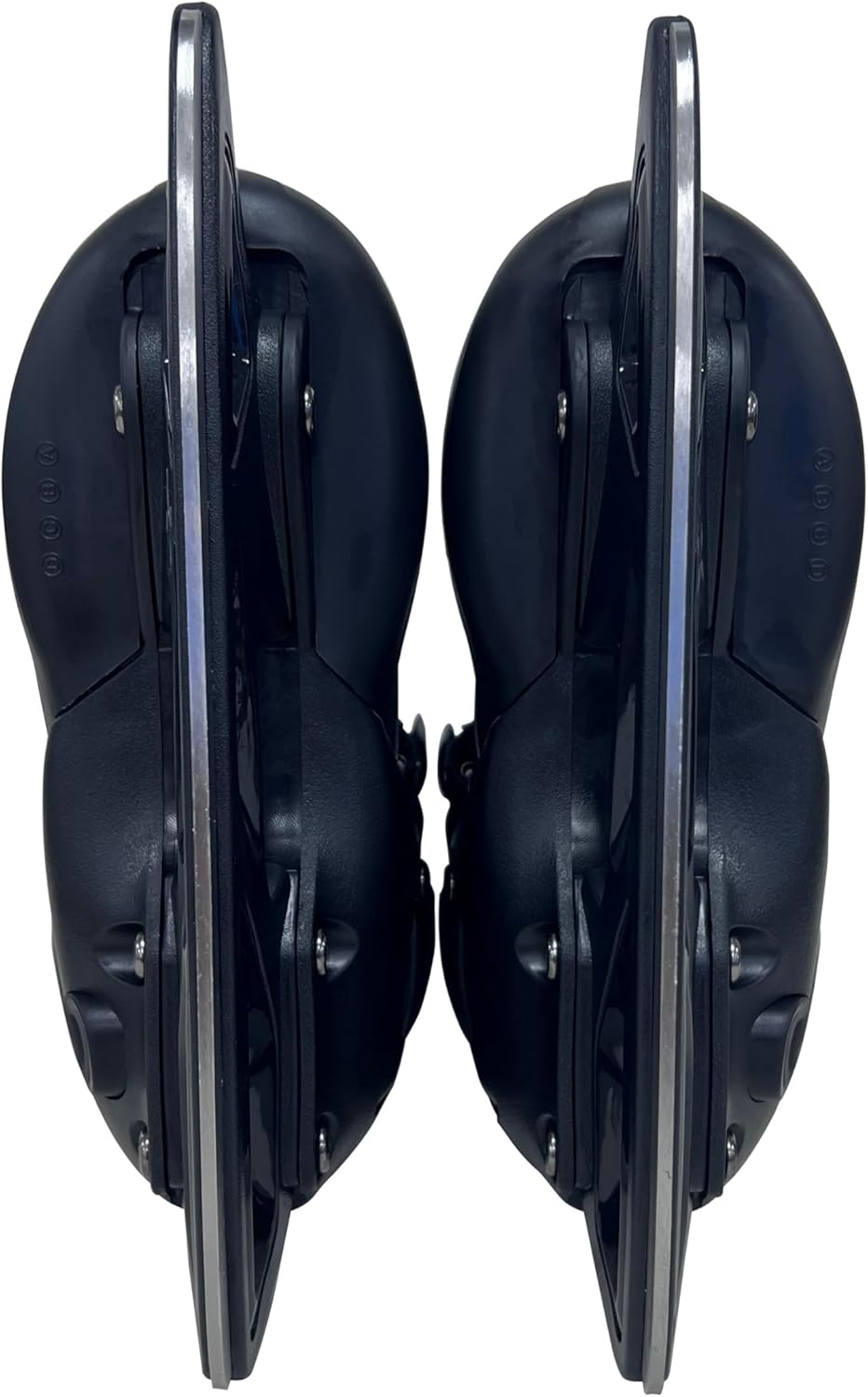 Cox Swain verstellbare Schlittschuhe Black Ice, Eislaufschuhe für Kinder, Jugendliche und Erwachsene
