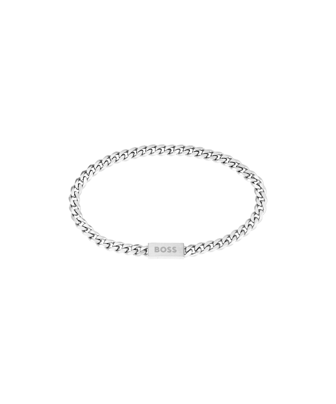 BOSS Jewelry Gliederarmband für Herren Kollektion CHAIN FOR HIM aus Edelstahl - Erhältlich aus Silbe