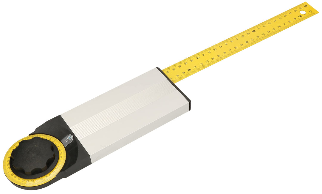 KOTARBAU® Winkelmesser 500 mm Einsteilbar mit Skala 0°–90° für präzise Messungen 500mm, 500mm