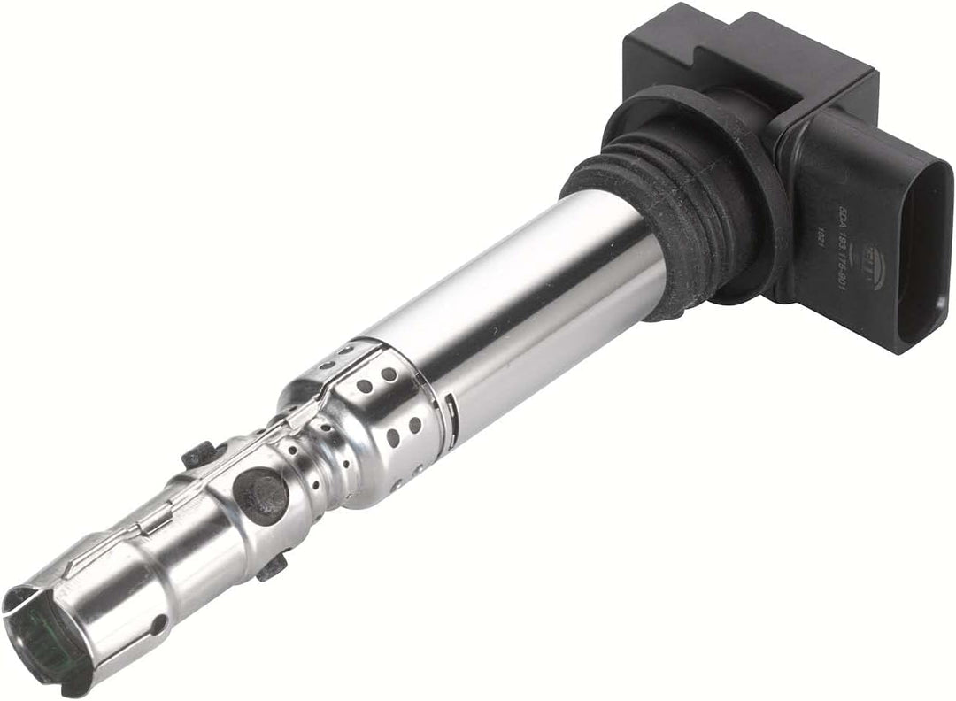 HELLA 5DA 193 175-901 Zündspule - 12V - 4-polig - Kerzenschachtzündspule - gesteckt & 6PT 009 309-33