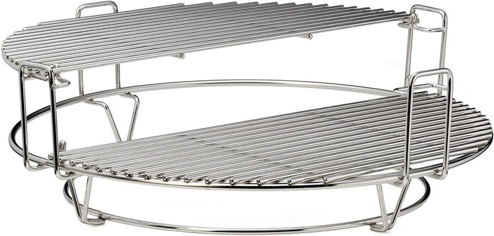 FLAME ROCK Grillrost System für Kamado 22 Flexibles Rost für Keramikgrills