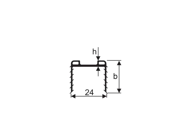 Sellon24 Dichtung Nutrohr EPDM Gummi schwarz Glas 8-11mm L2500mm Aluprofil Glasgeländer Rolle 2,5m