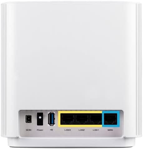 Asus ZenWiFi AC (CT8) Router (Ai Mesh WLAN System, WiFi 5 AC3000, Tri-Band, 3x Gigabit LAN, AiProtec