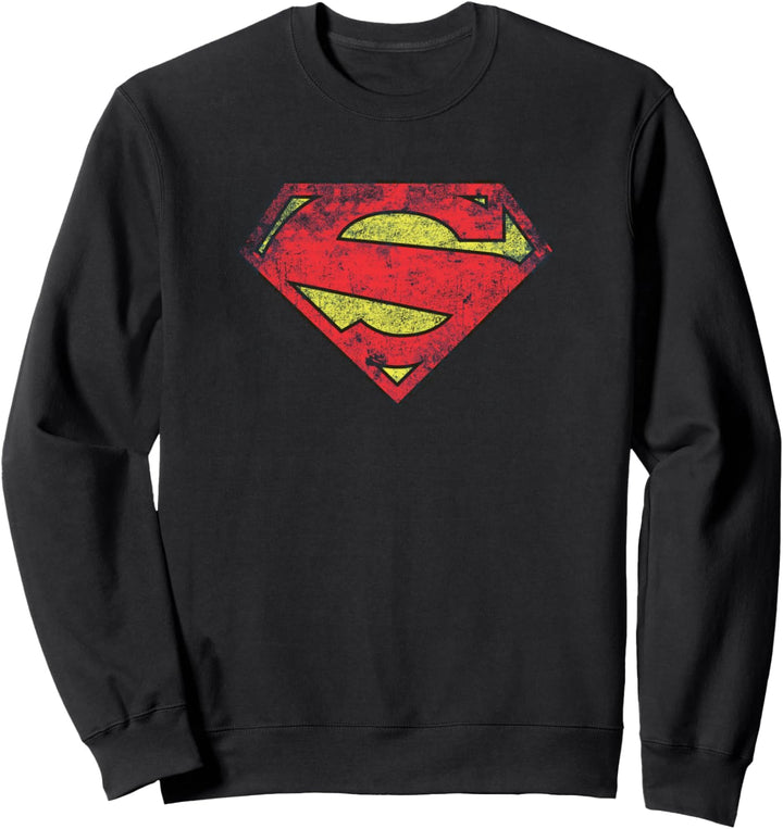 Superman New 52 Shield Distressed Sweatshirt