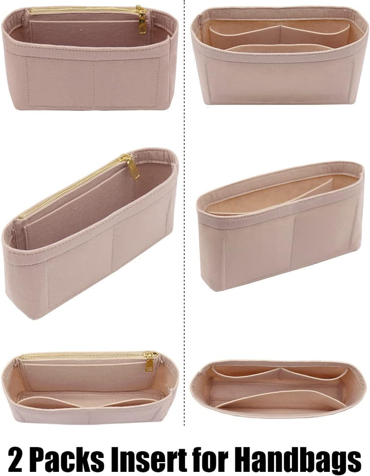 LEXSION Filzeinsatz mit ReiÃŸverschluss, kleine Handtasche Tote Shaper Einsatz für GG Marmont Matela