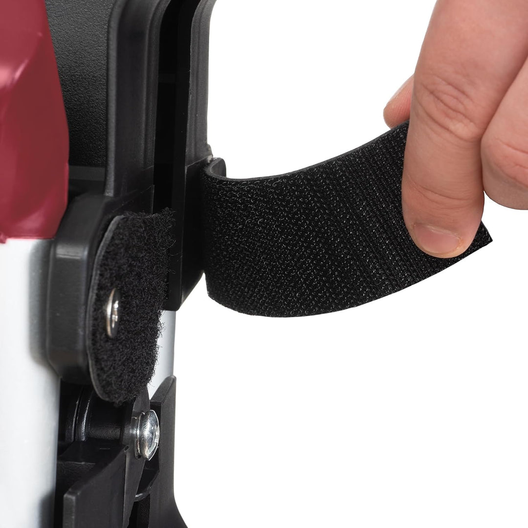 Mahlzeit Faltbarer Servierwagen mit Rollen | 64 x 40,5 x 82 cm, Bis zu 150 kg Belastbar | Rot/Schwar