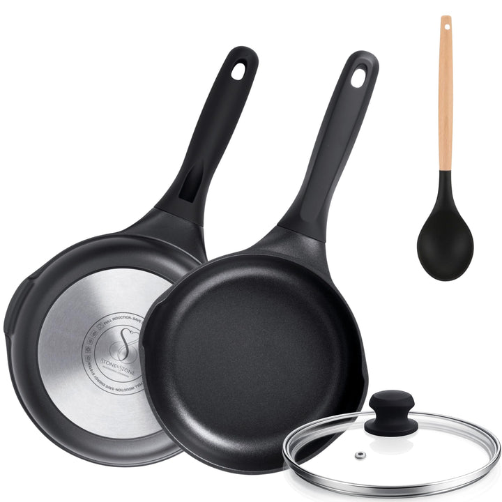 Bratpfanne 24 cm Induktionsgeeignet,Spülmaschinengeeignet, einfache Reinigung, entwickelt mit deutsc