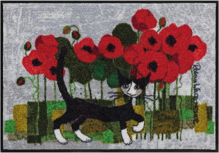 Salonloewe Rosina Wachtmeister Fussmatte Lifestyle Poppywalk 50x75 cm Eingangs-Matte Fussabtreter Ka