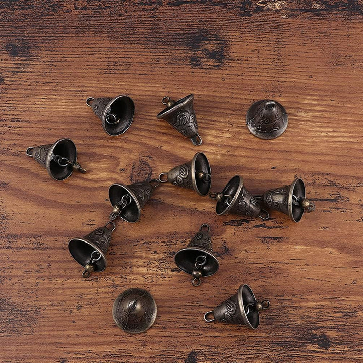 YARNOW Glöckchen Metall Vintage Antike Wind Glocken Anhänger Basteln Handwerk Glocken Feng Shui Glüc