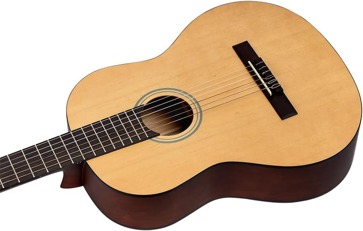 Ortega Guitars Full Size Konzertgitarre - Student Series - Catalpakorpus mit Fichtendecke (RST5M)