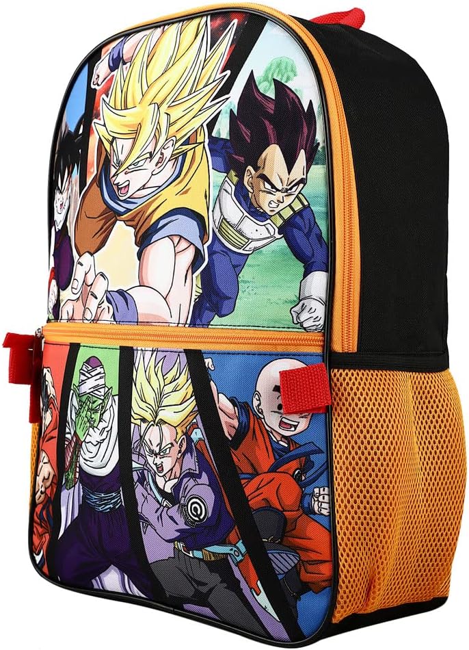 Dragon Ball Z Sublimierter Rucksack und Lunchtasche