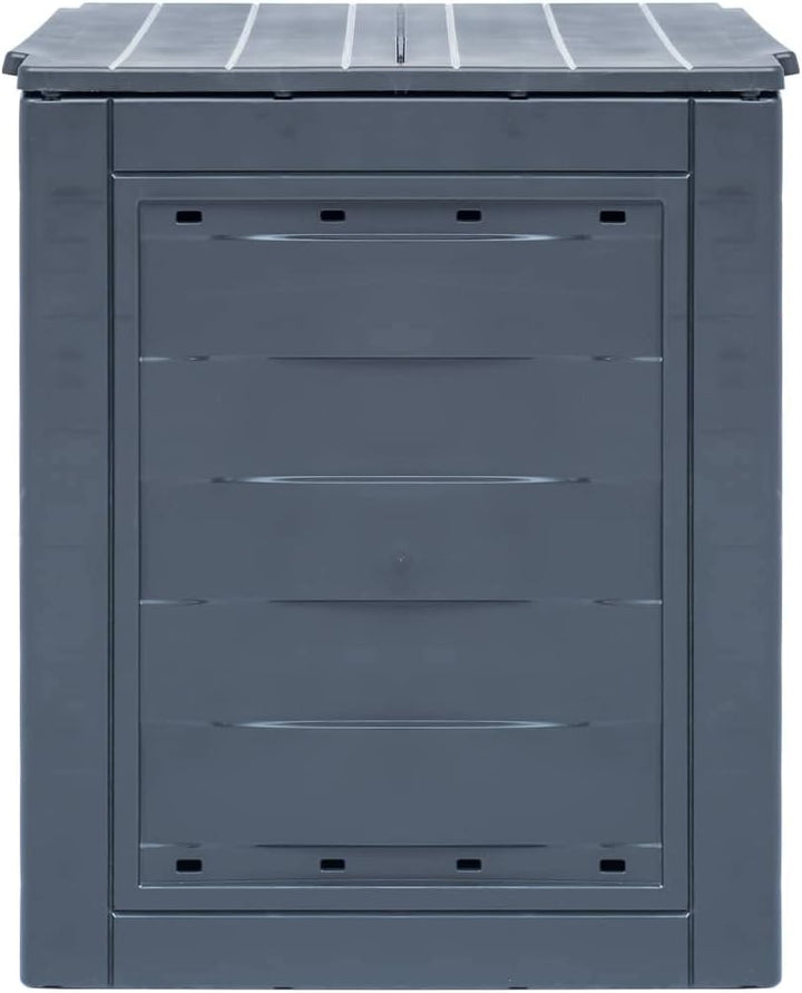 vidaXL Gartenkomposter Grau 260L Komposter Thermokomposter Schnellkomposter 260 l, 260 l