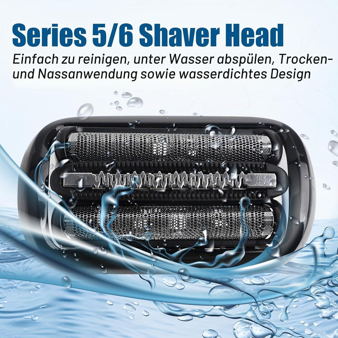 Series 5/6 Scherkopf 53B Ersatzrasierkopf Kompatibel mit Series 5/6 Männer Rasierer Scherkopf Rasier