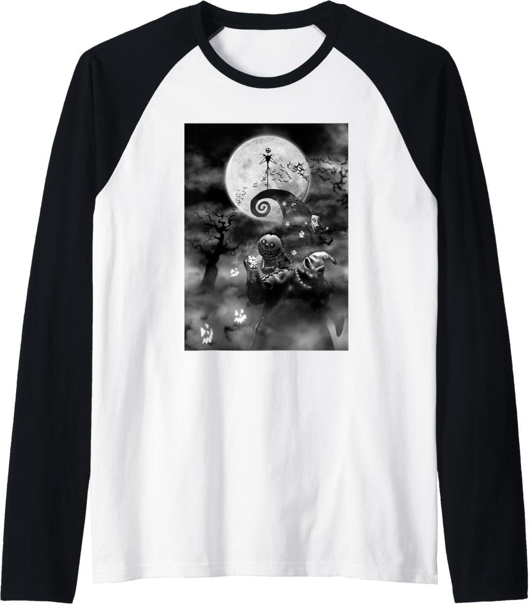 The Nightmare Before Christmas Jack and Oogie Boogie Raglan