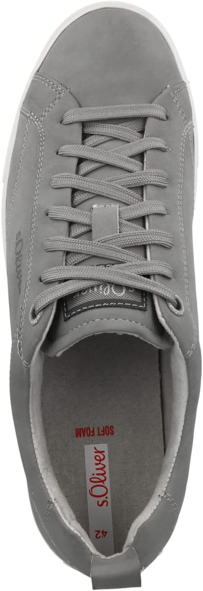 s.Oliver Herren Sneaker Low 5-13632-30 41 EU Grey 5 13632 30 200, 41 EU Grey 5 13632 30 200