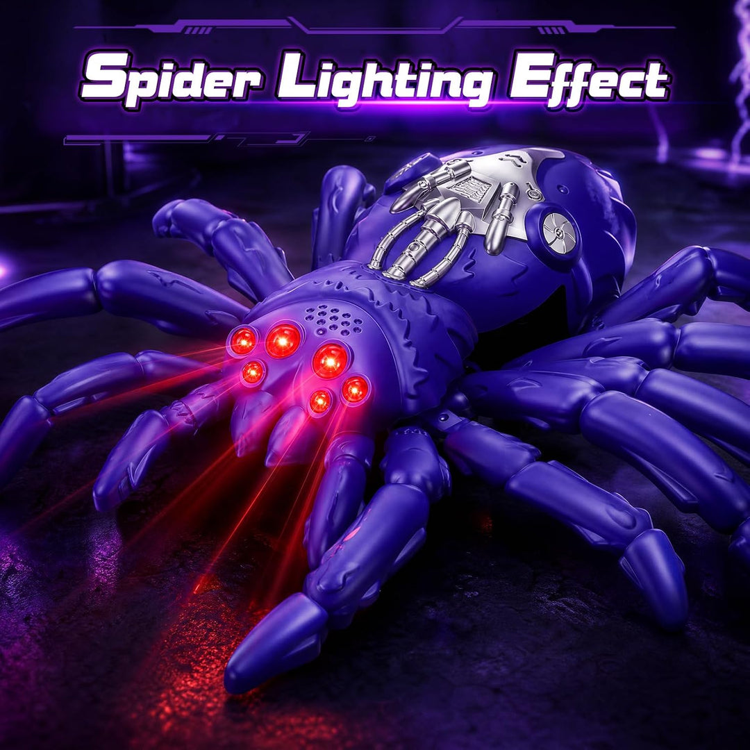 Ferngesteuerte Spinne Spielzeug, RC Spinne Fernbedienung Wandkletterspinne Auto, 360° Rotation Stunt