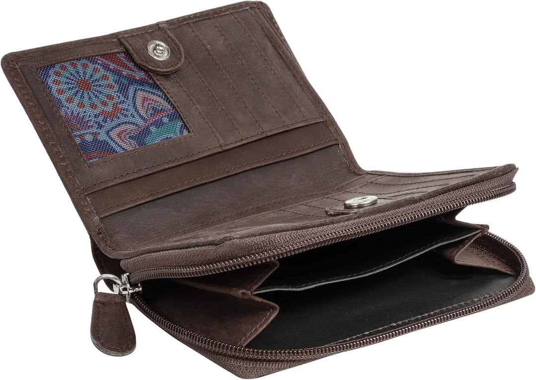 bruno banani Geldbörse Echt Leder Damen | Rindleder Brieftasche, Herren Geldbeutel, Herrenbörse mit
