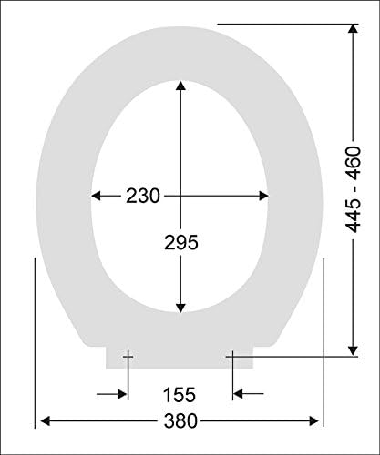 Pagette WC-Sitz EXKLUSIV mit Deckel mit ES-Befestigung, weiss, 790821602, Weiss