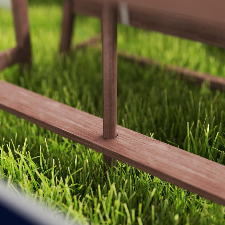 AIYAPLAY Gartenmöbel-Set für Kinder, Picknicktisch für Kinder, mit Bänken, Kissen und abnehmbarem So