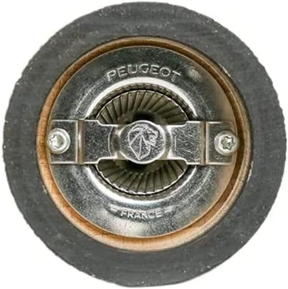 PEUGEOT - Salzmühle Paris Nature Black 22 cm + Salz - Klassische Mahlgradeinstellung - Aus recycelte