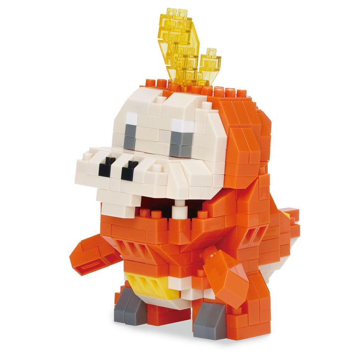 Bandai - Nanoblock - Krokel (Fuecoco) - Pokémon - Mini-Bausteinfigur - Konstruktionsspiel - Bausatz