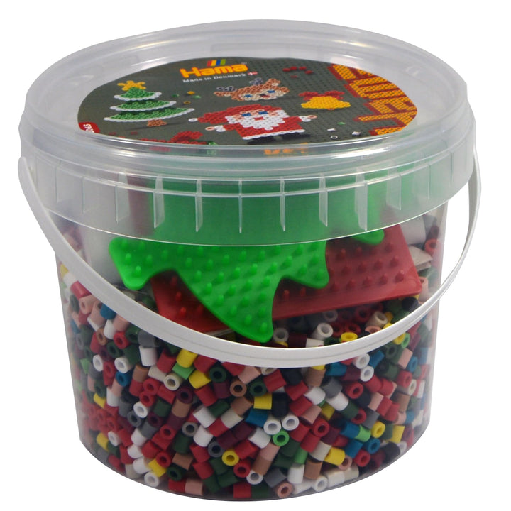 Hama 2045 Midi Bügelperlen Geschenkset Weihnachten, 4000 Perlen